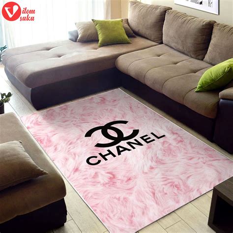 chanel rug pink|chanel area carpet.